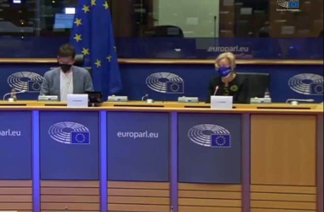 Întrevedere Emer Cooke - eurodeputați Captur[ video Facebook Biroul Parlamentului European în România