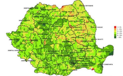 Situația vaccinării în România pe localități (5 decembrie)