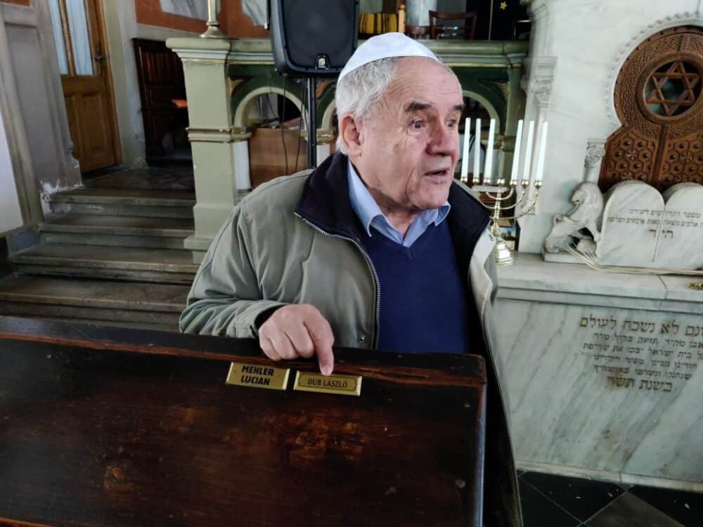 Dub Vasile, președintele comunității evreiești din Târgu Mureș