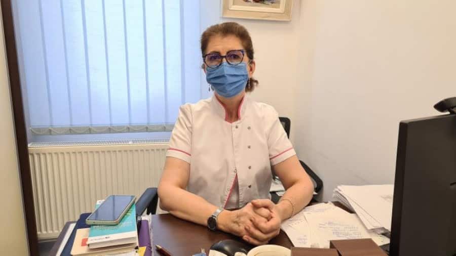 dr. Laura Rebegea, șefa secției Oncologie de la Spitalul Județean Galați