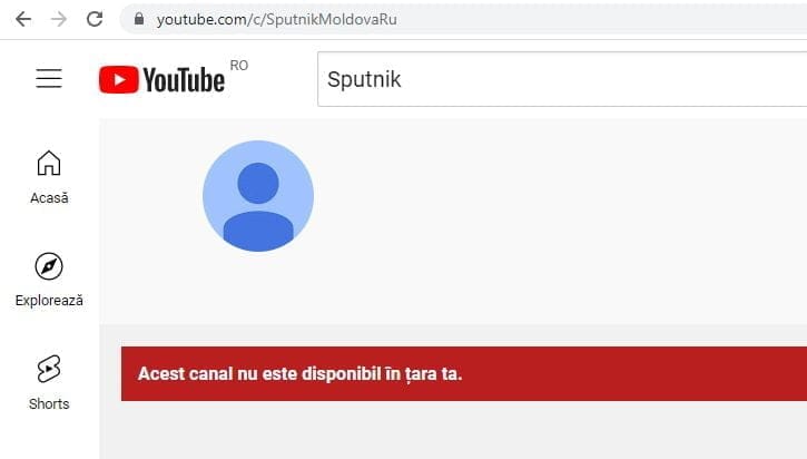 Sputnik/ YouTube - Captură de ecran