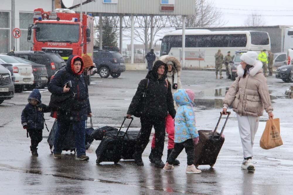 Vama Siret, locul unde zeci de mii de ucraineni reîncep să spere. Foto Virgil Burlă