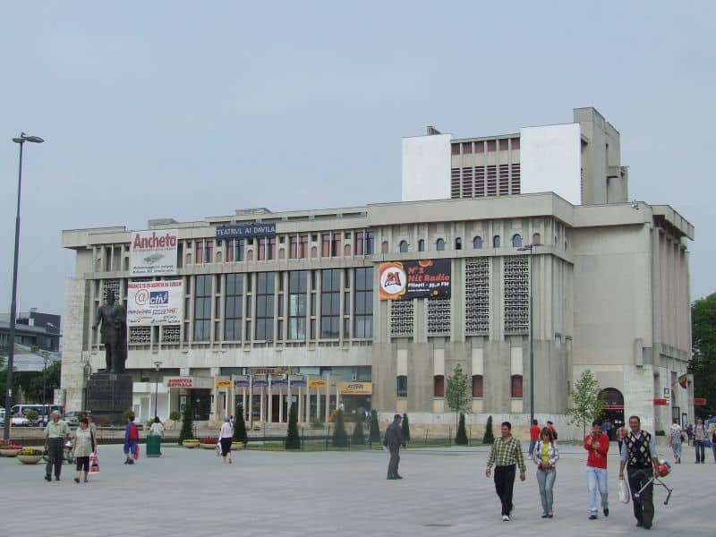 Teatrul „Davila” din Pitești. Foto: Consiliul Județean Pitești