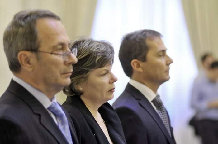 Valer Dorneanu, Mona Pivniceru și Daniel Morar vor primi câte 28.000 de euro primă că au terminat mandatul de 9 ani. Foto Inquam Photos