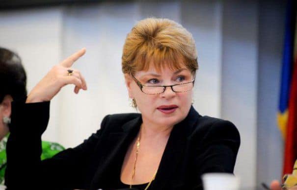Mona Pivniceru, fost ministru al Justiției și fost judecător CCR, în prezent pensionară specială cu 6.550 de euro pe lună
