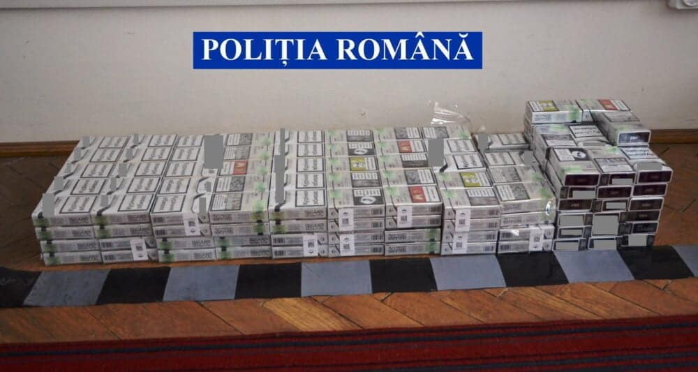 Țigări de contrabandă Foto (ilustrativ: Facebook Poliția Română