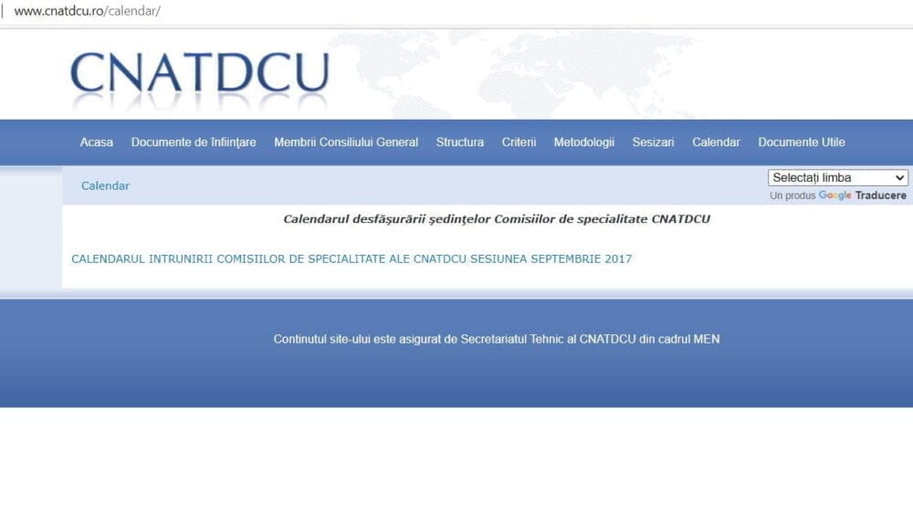 CNATCDU Foto http://www.cnatdcu.ro/calendar/