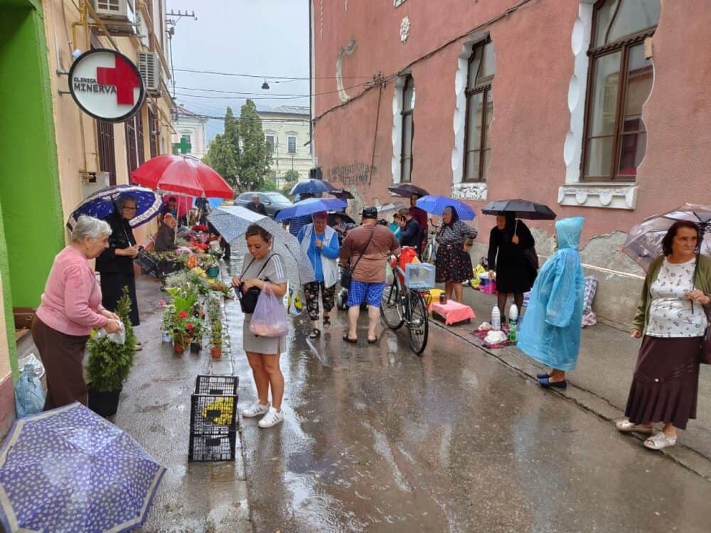 „Piața” din Sighetul Marmației / Foto: Ruxandra Hurezean