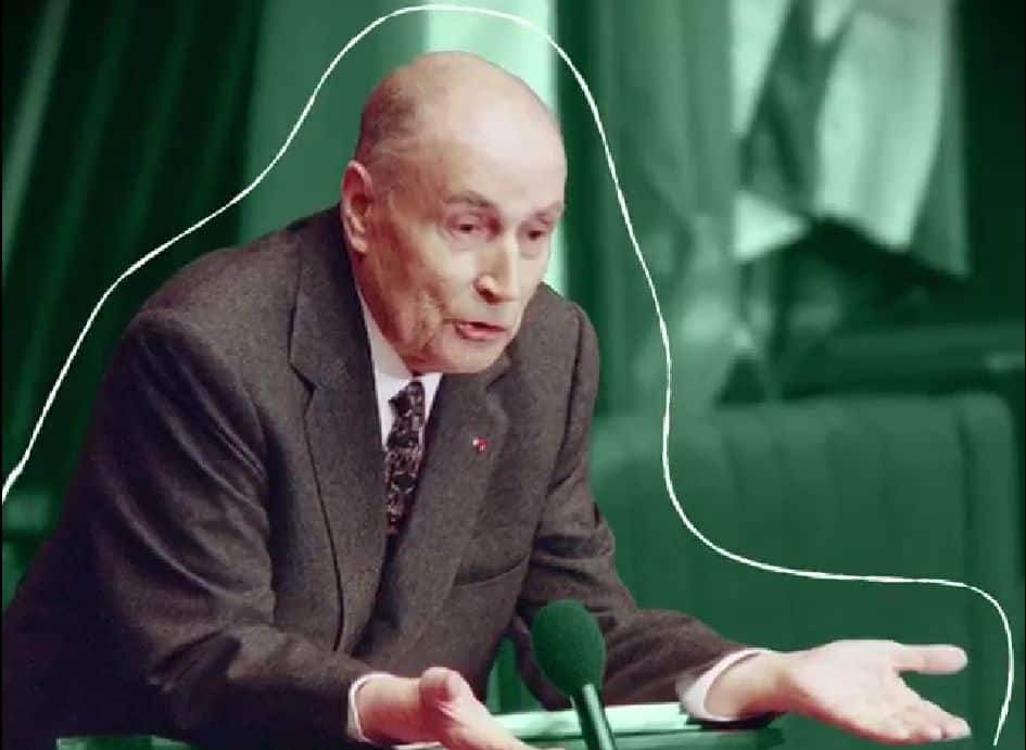 Francois Mitterrand Captură video Facebook Biroul Parlamentului European în România