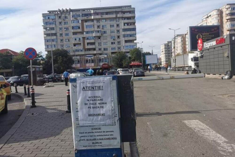 Parcarea Gării din Iași, închisă călătorilor