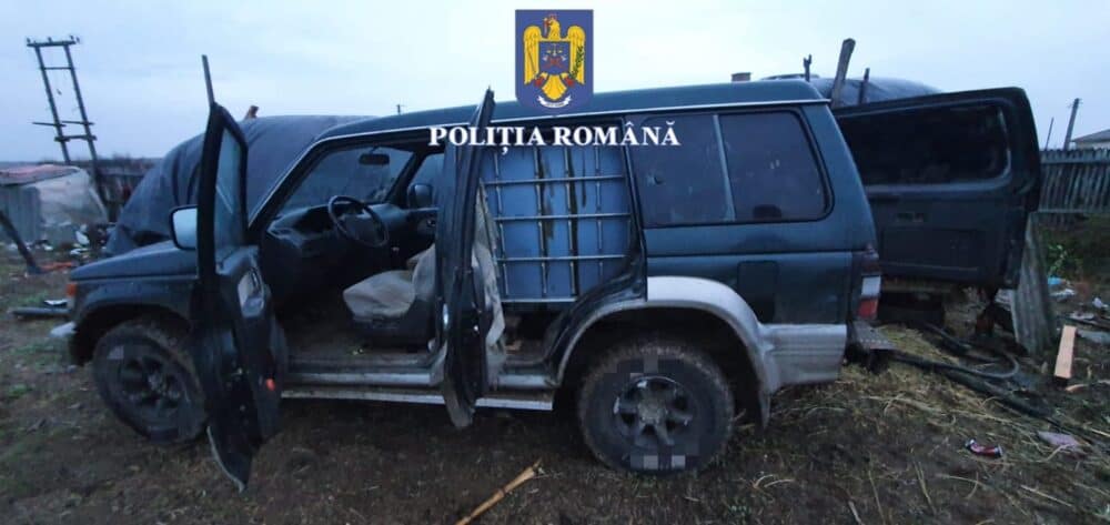 Furt conducte Petrom Sursă foto Poliția Română