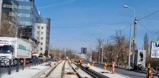 Primăria Capitalei a semnat contractul pentru reabilitarea unei bucăți de 1,1 km de șină dublă de tramvai, de pe bulevardul Vasile Milea