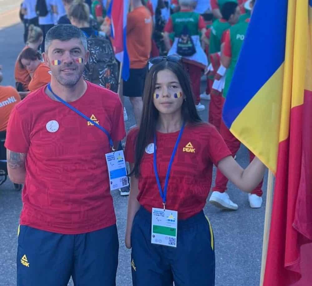 O adolescentă din Iași pregătită de campion european paralimpic, printre cei mai buni atleți ai lumii