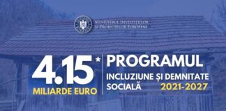 Programul incluziune și demnitate socială 2021-2027. Sursă foto Facebook Ministerul Investițiilor și Proiectelor Europene