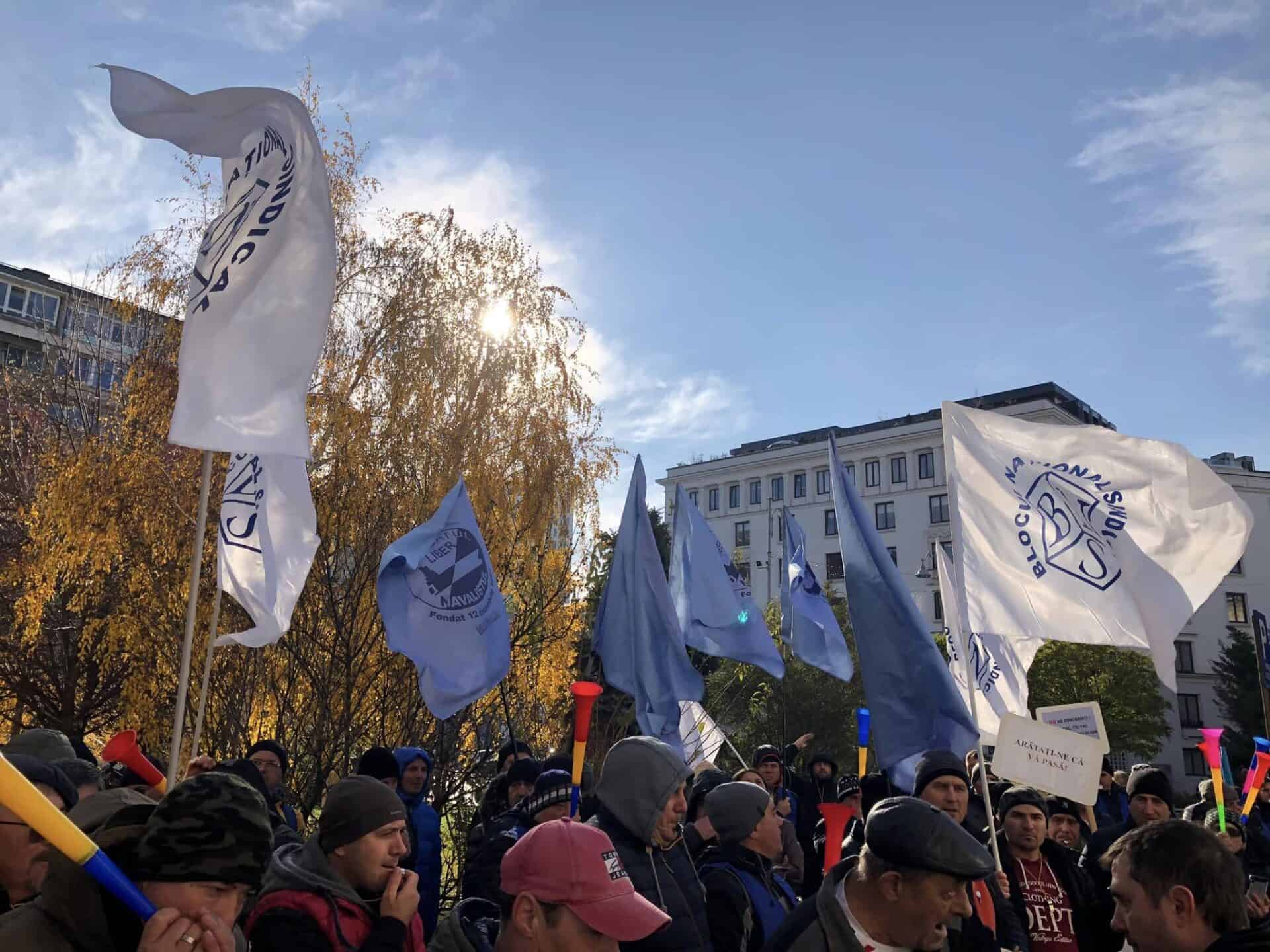 Protest împotriva unui nou val de concedieri la șantierul naval din Mangalia