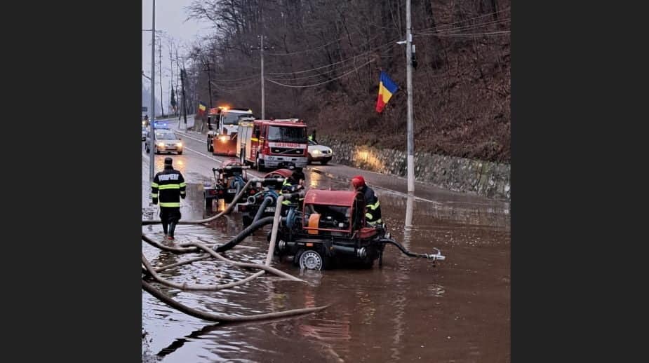 Inundații Călimănești-Căciulata Sursă foto reporter24.info