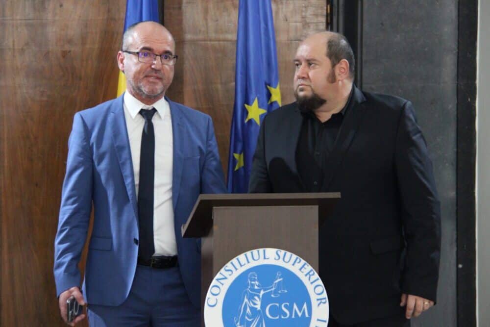 Daniel Grădinaru și Daniel Horodniceanu, președintele și vicepreședintele CSM