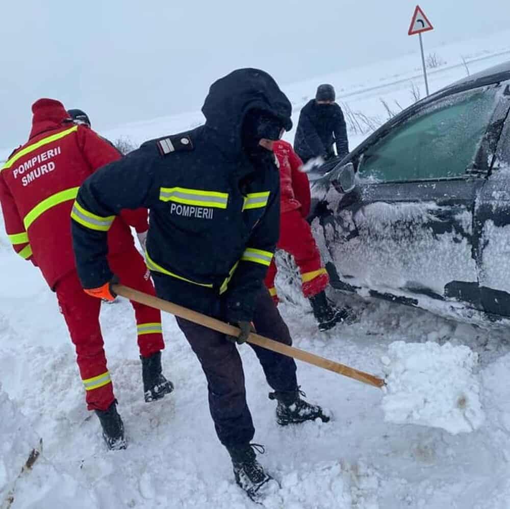 Drumuri naţionale închise în judeţele Brăila, Vrancea şi Galaţi