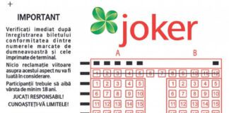 Premiul de aproximativ 4 milioane de euro la tragerea Joker a fost câştigat cu un bilet jucat la o agenţie din comuna Pechea