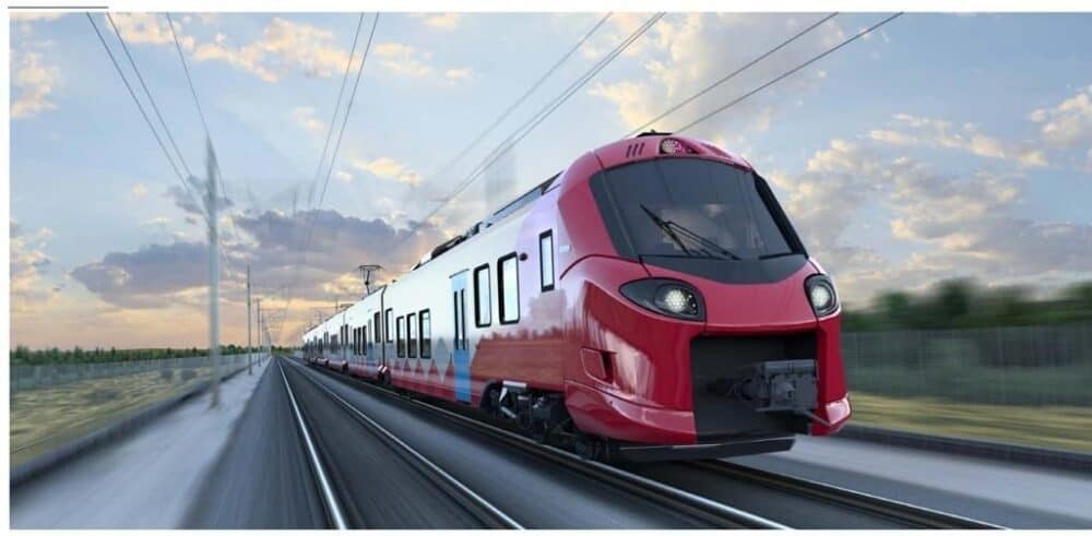 Tren electric Sursă foto Facebook ARF - Autoritatea pentru Reformă Feroviară