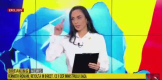 Alexandra Pacuraru Sursă foto captură video Realitatea Plus