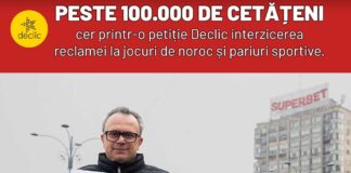 Campanie Declic interzicere jocuri de noroc Sursă foto Facebook Declic