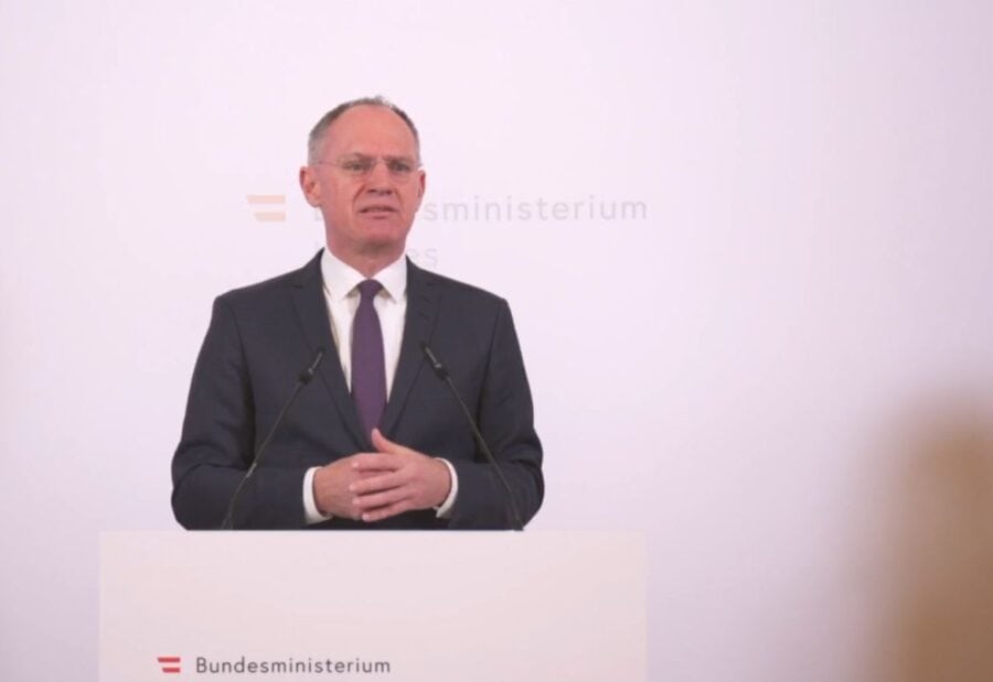 Gerhard Karner Sursă foto captură video Facebook Bundeskriminalamt Österreich