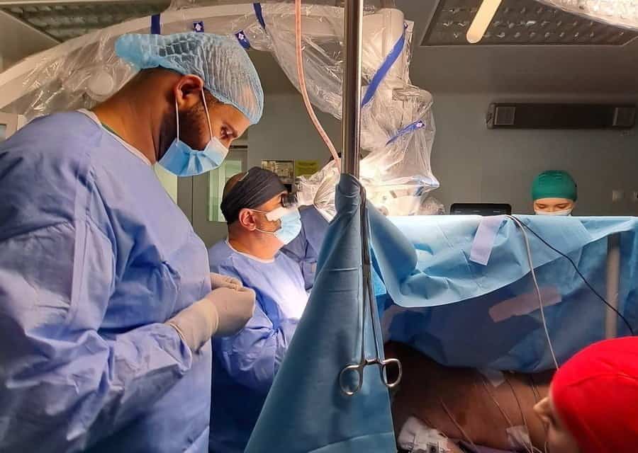 Premiera medicala neurochirurgie Sursă foto Spitalul Județean Bihor