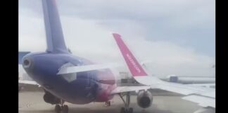 VIDEO Coliziune între două aeronave pe Aeroportul Suceava