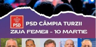 PSD s-a gândit să organizeze un eveniment special de Ziua Femeii, pe 10 martie, la Câmpia Turzii, în județul Cluj, numai cu bărbați