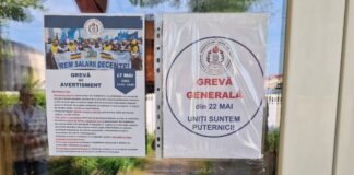 A treia zi de grevă generală în școli și grădinițe