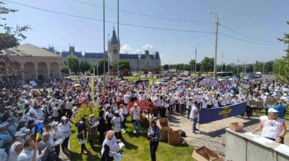 Grevă generală profesori Iași Sursă foto ziaruldeiasi.ro