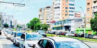 Taximetristii au protestat in strada pentru interzicerea totala in Romania a transportului alternativ, nu doar a UBER si BOLT