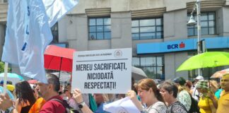 Un nou protest al profesorilor, programat pentru joi sau vineri, în București. Se anunță 20.000 de participanți