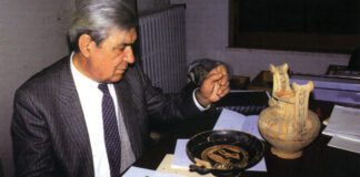 Dinu Adameșteanu, în Italia. Foto: Archeome