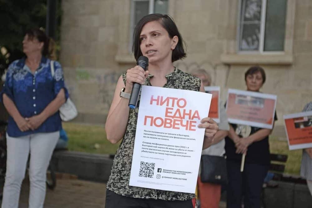 Kristina Vasilieva este una dintre organizatoarele protestului din 31 iulie 2023 din Ruse