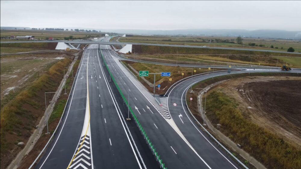 Lotul Nușfalău-Suplacu de Barcău din Autostrada Transilvania va fi deschis în câteva zile, a anunțat Asociația Pro Infrastructură