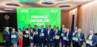 Premiile orașelor verzi Sursă foto Facebook Primăria Municipiului Sibiu