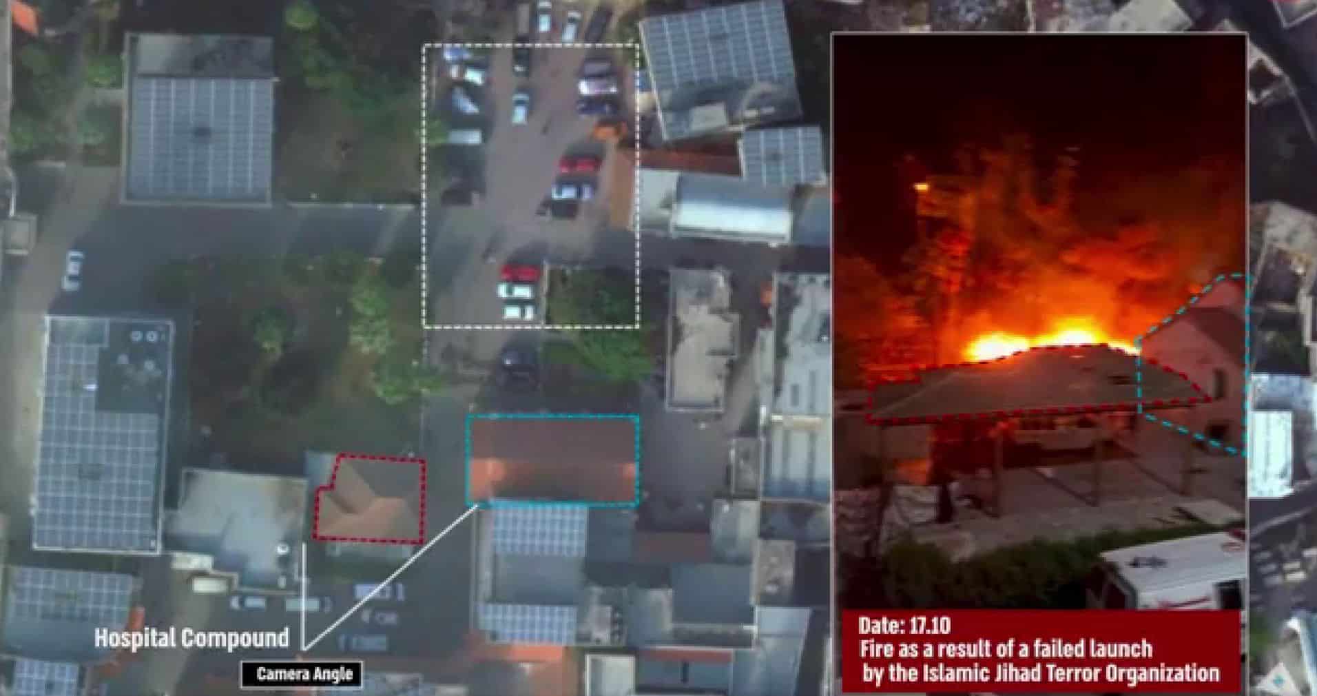 Spital din Gaza bombardat Sursă foto captură video X Israeli Defense Forces IDF