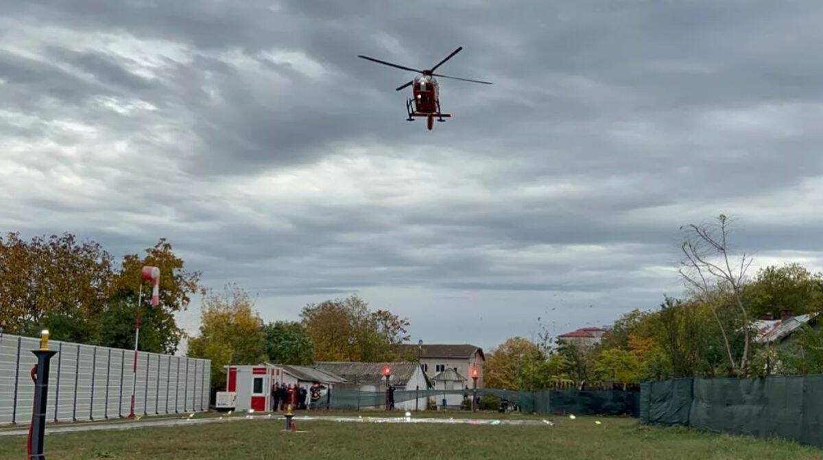 A fost inaugurat heliportul din Botoșani