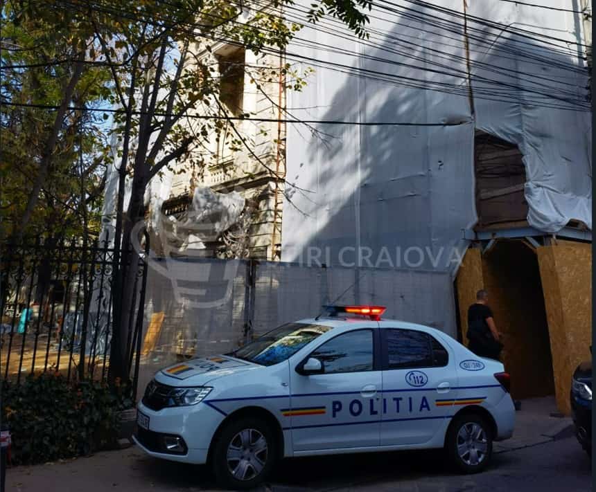 Bătaie la Biblioteca Franceză din Craiova Sursă foto stiricraiova.ro