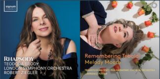 Evenimente discografice: Teodora Brody - RHAPSODY, și Melody Moore - REMEMBERING TEBALDI