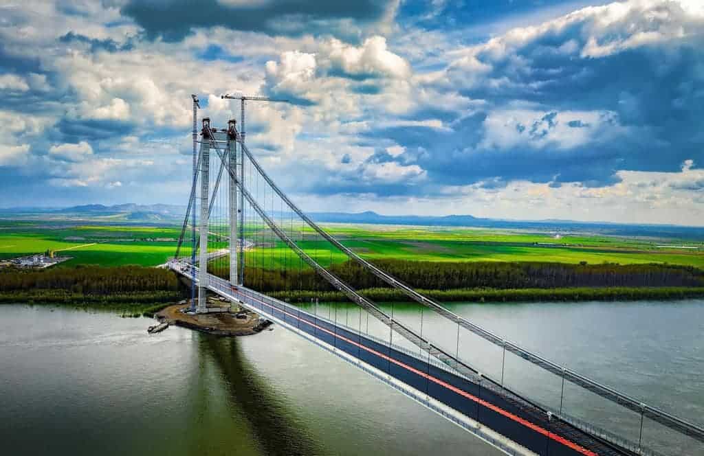 Podul peste Dunăre de la Brăila, deschis nonstop începând de joi, 30 noiembrie, CNAIR nu a mai prelungit restricția aprobată în 6 iulie