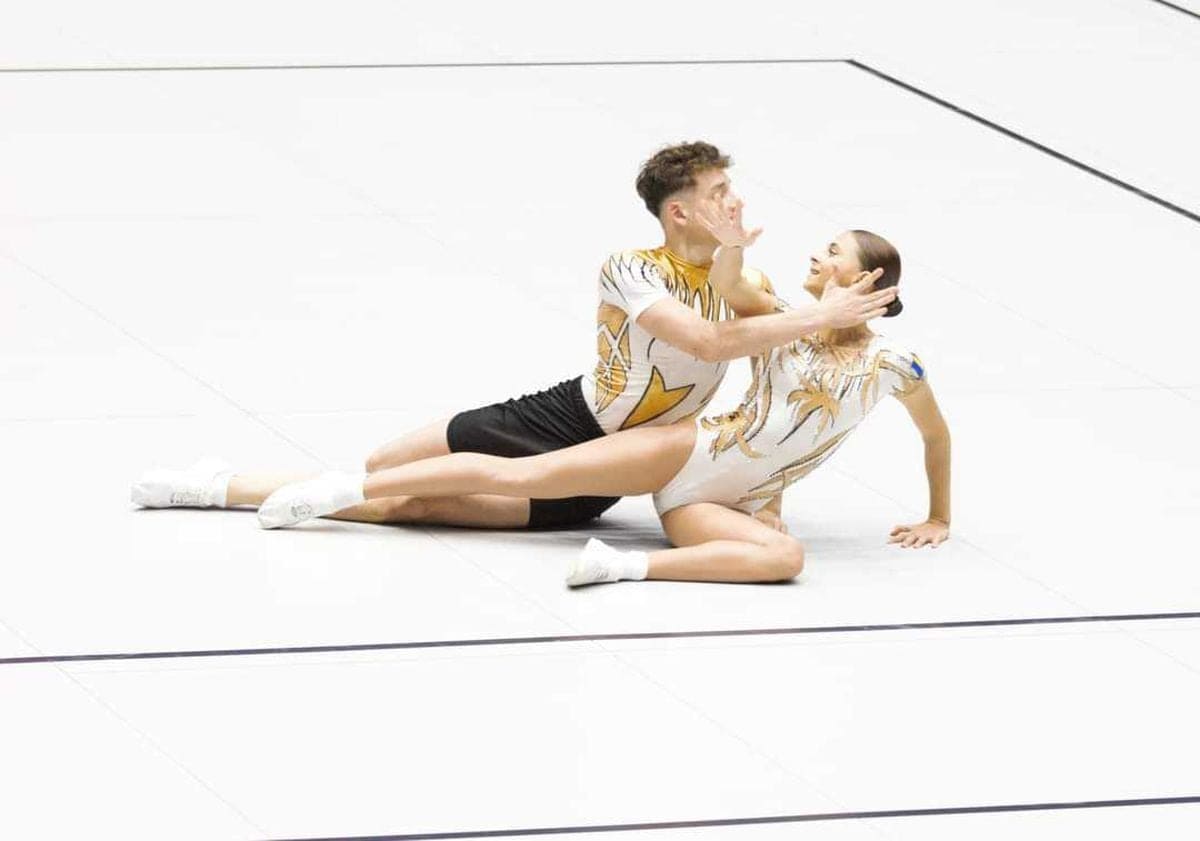 Vis împlinit pentru un sportiv care face gimnastică aerobică de la 5 ani: campion european cu echipa României