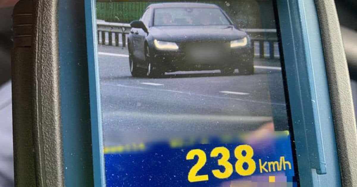 Șofer surprins de radar cu 238 km/h pe autostrada A3