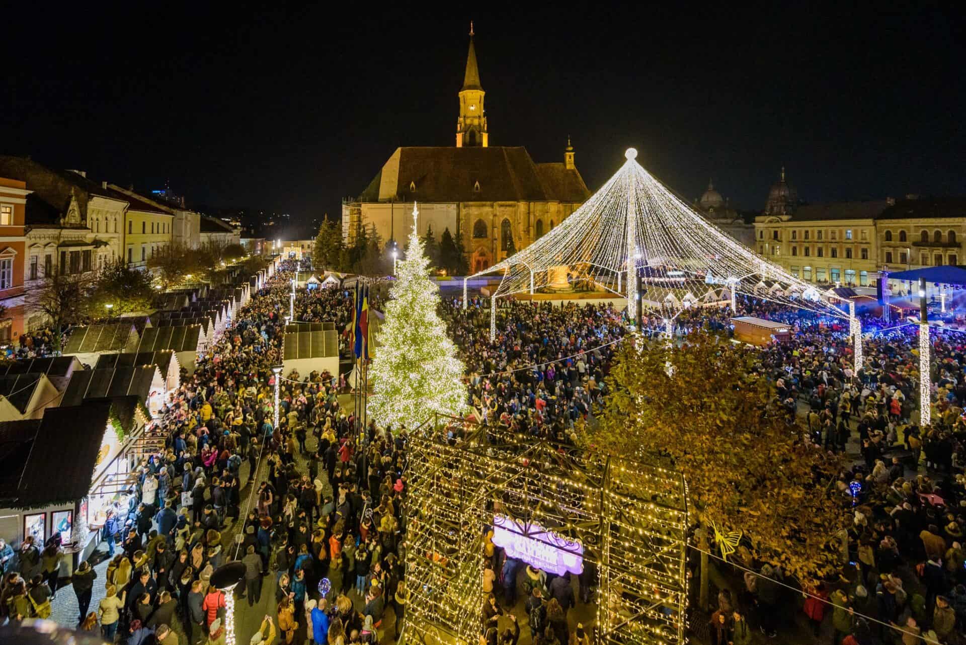 Primăria Cluj a făcut cadou Târgul de Crăciun firmei care organizează Untold