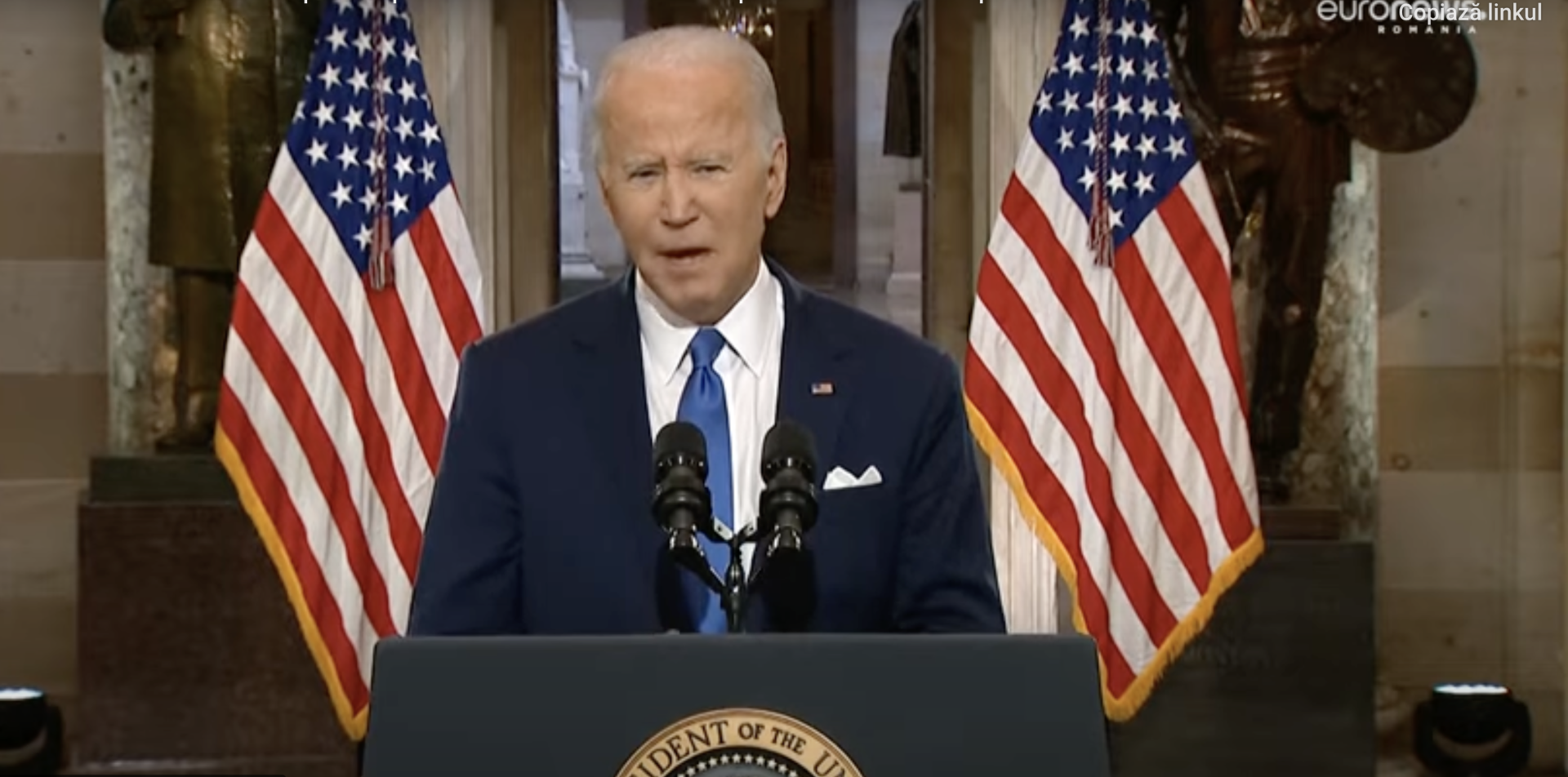 Discurs electoral dur al lui Biden, la marcarea a trei ani de la asaltul Capitolului