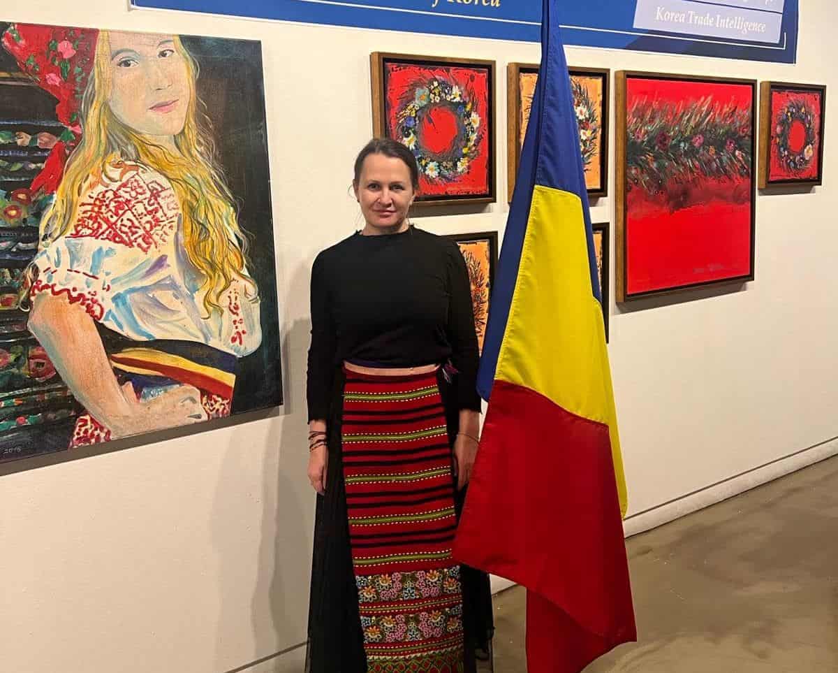 Expoziție a artistei Mirela Trăistaru în Coreea de Sud