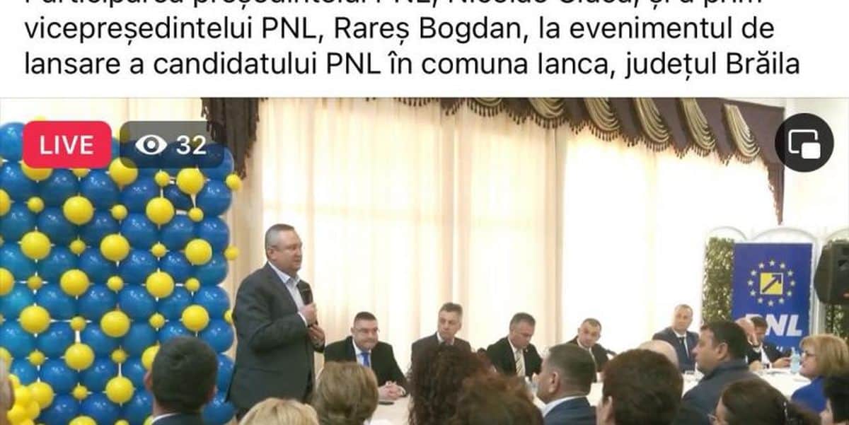 Ciucă, gafe în discursul la lansarea unui candidat: „Ianca este al doilea cel mai mare județ din județul Brăila”