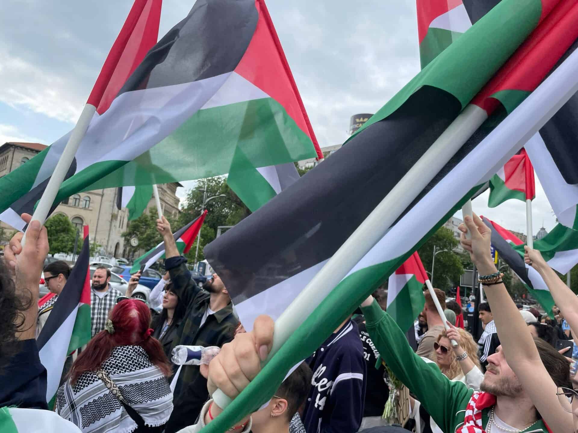Protest pro-Palestina la București